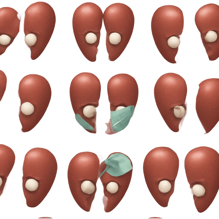 Meatball heart surgery  emoji