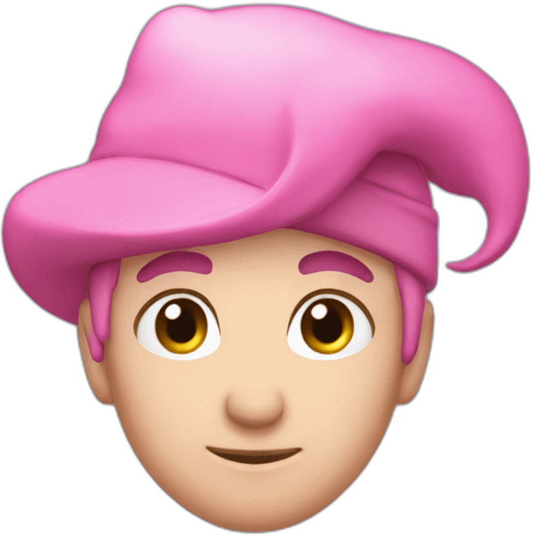 Schtroumpf pink emoji