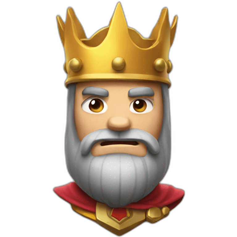 The king of clash royal emoji