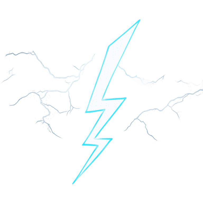 Lightning emoji