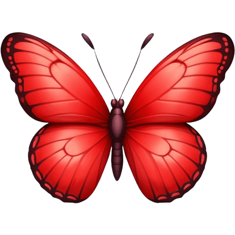 red butterfly emoji