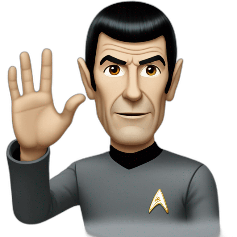 live long and prosper spock emoji