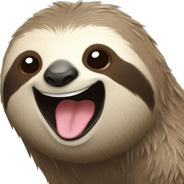 laughing sloth emoji