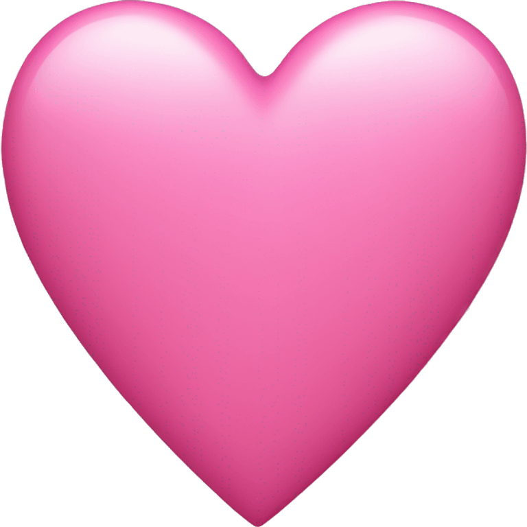 Pink love heart emoji