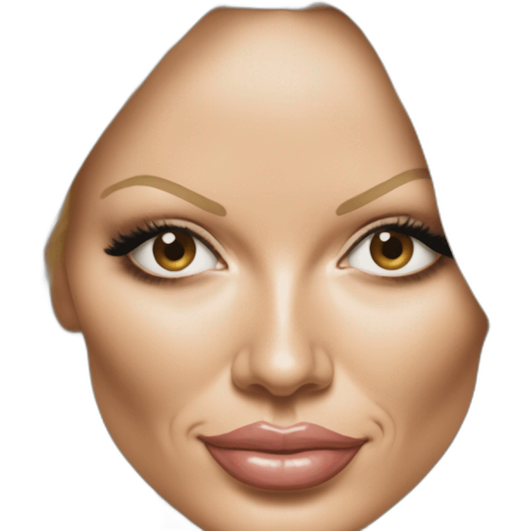 Hyperrealist voluptuose Pamela anderson emoji