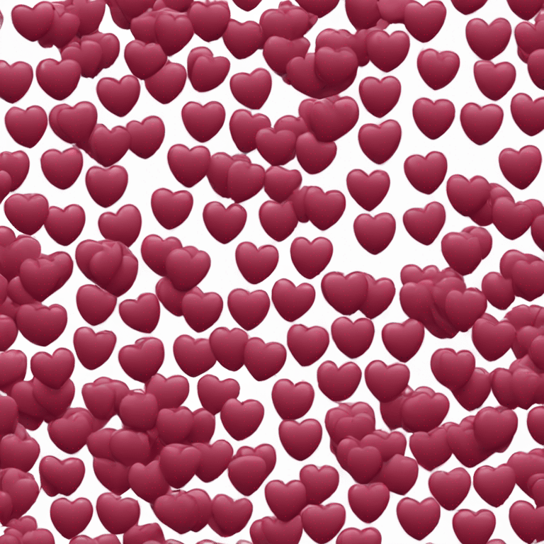 Burgundy heart emoji