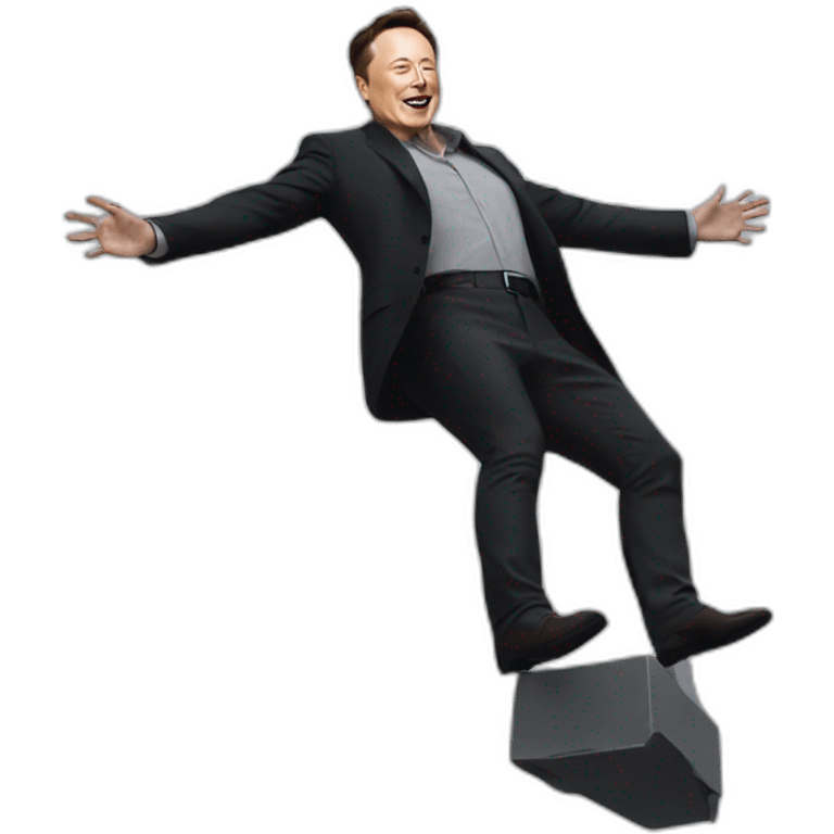 falling elon musk emoji