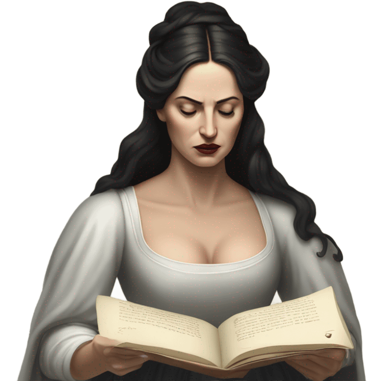 Lady Macbeth reads Macbeths letter about his encounter with the witches  emoji