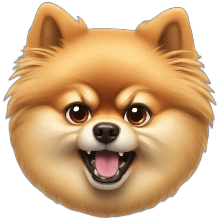 Angry Pomeranian  emoji