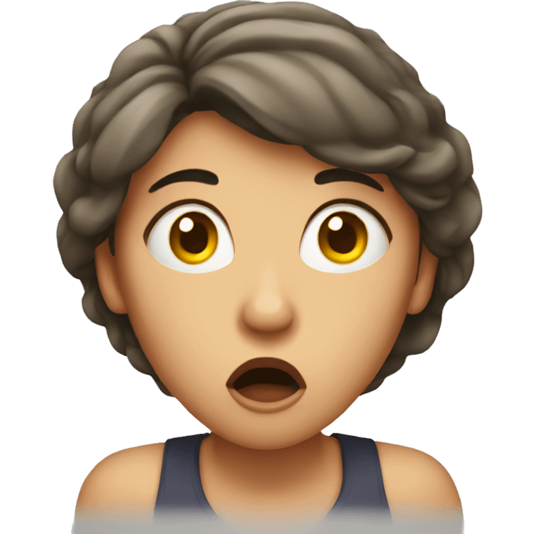 shocked woman emoji