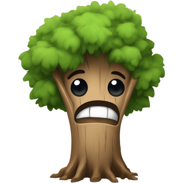 mentally ill tree stump emoji