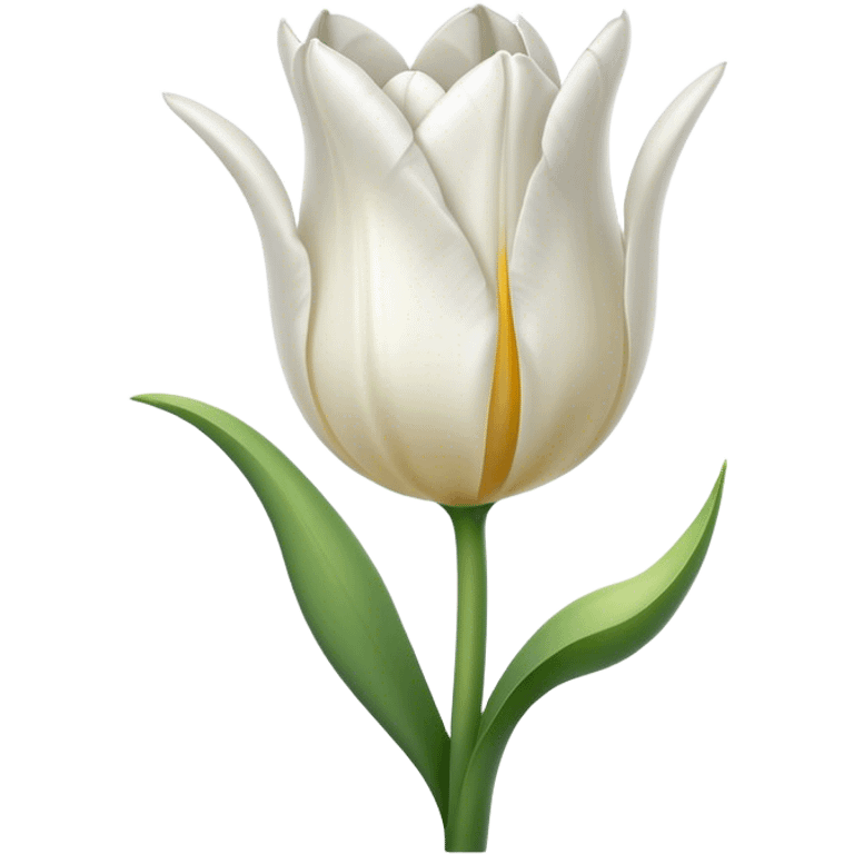 white tulip emoji