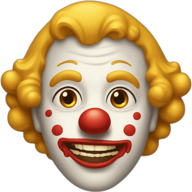 golden clown emoji