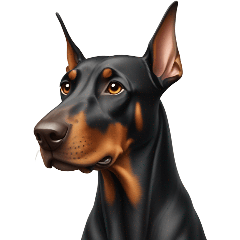 ￼ The Doberman dog emoji