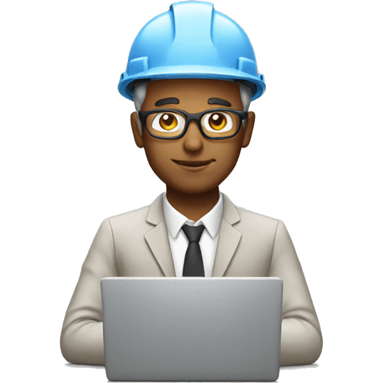 Architect with laptop emoji