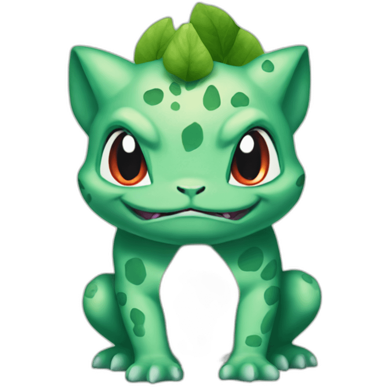 Bulbasaur serious emoji