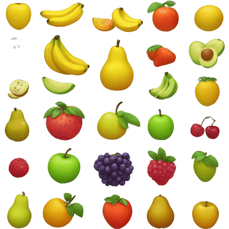 fruits emoji