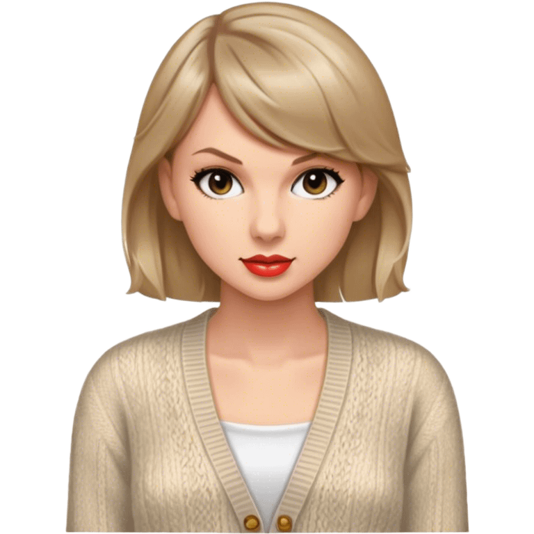 Taylor swift cardigan  emoji