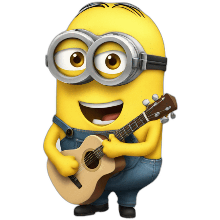 minion singing emoji