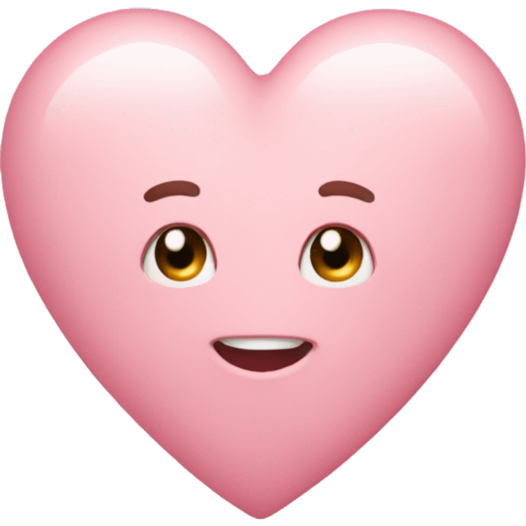 light pink heart emoji