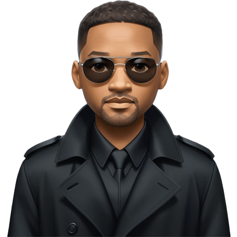 photorealistic will smith neo character matrix emoji