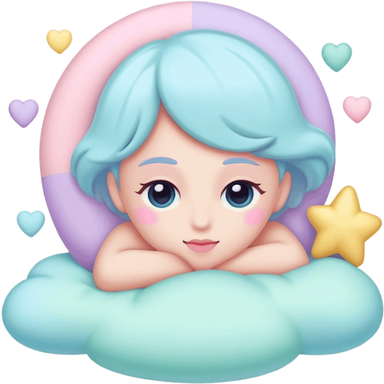 dream pastel color emoji