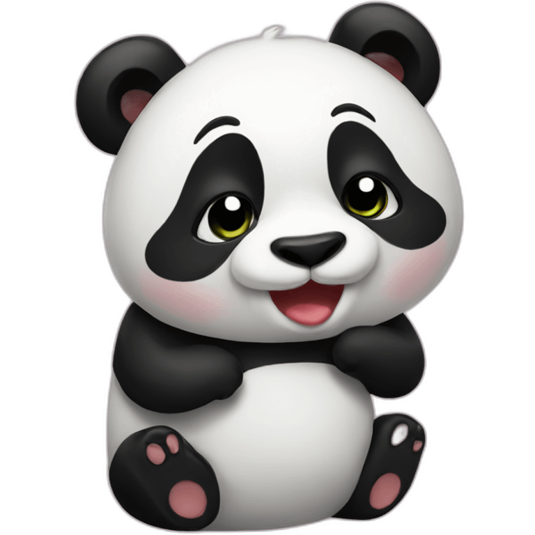 Kissing Panda emoji