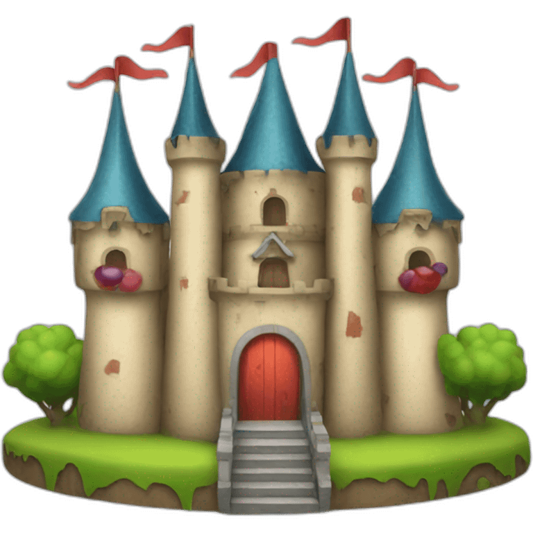 Clown castle emoji