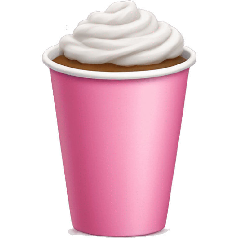 Pink cup emoji