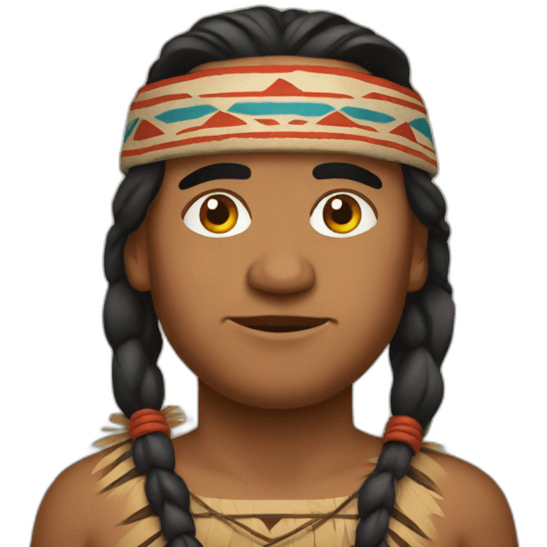 indigenous man emoji