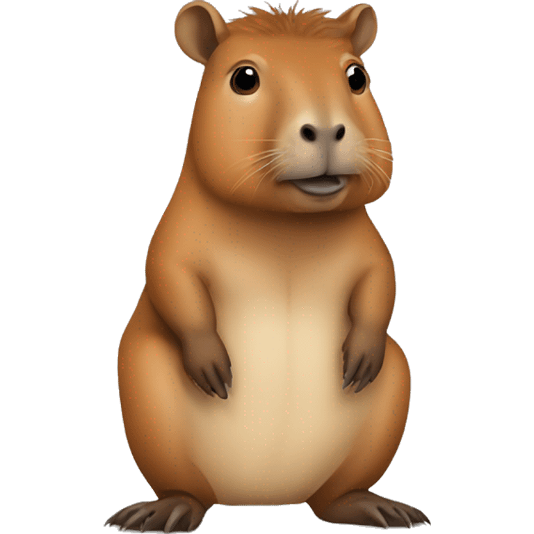 Capibara saludando emoji