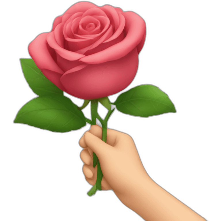 Un bouquet de rose dans les mains de pikaghu emoji