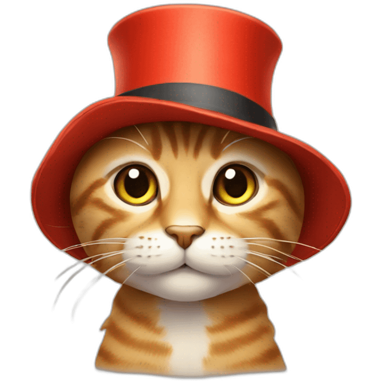 Cat in hat emoji