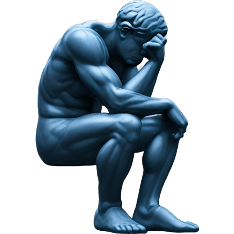 the thinker emoji