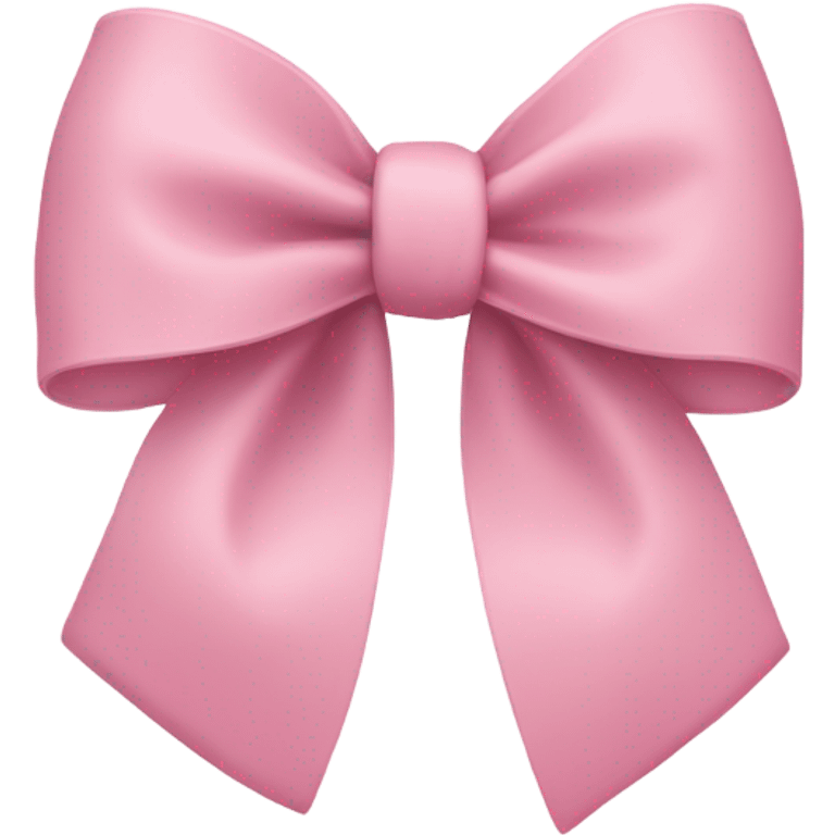 light pink bow on light pink bow emoji