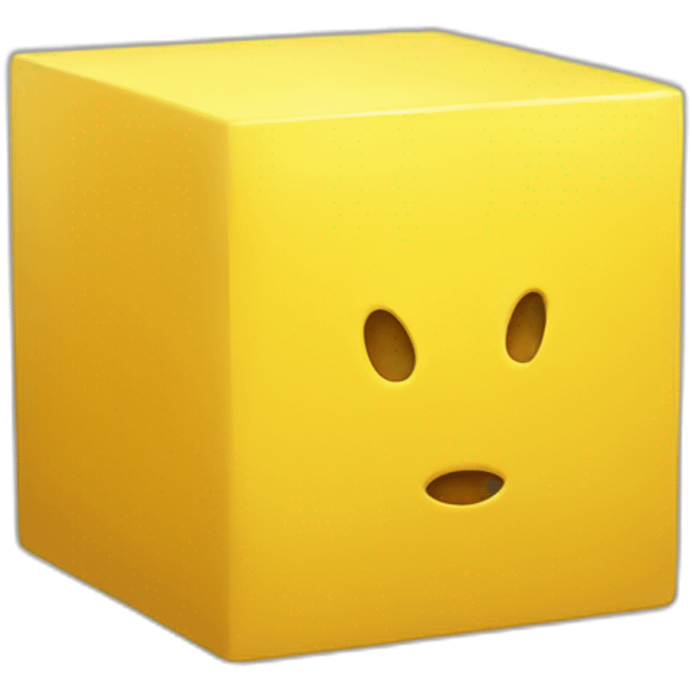 yellow cube emoji