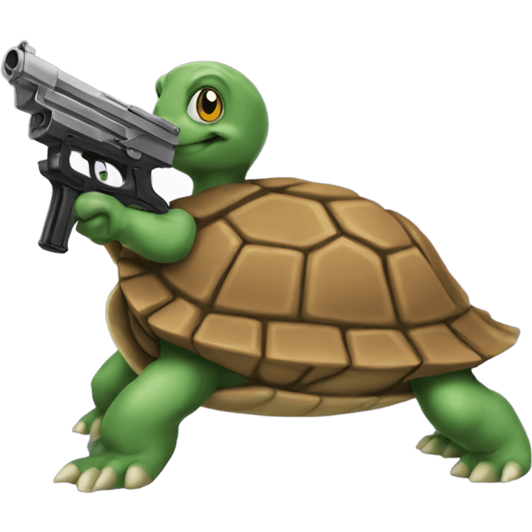 Turtle gun emoji