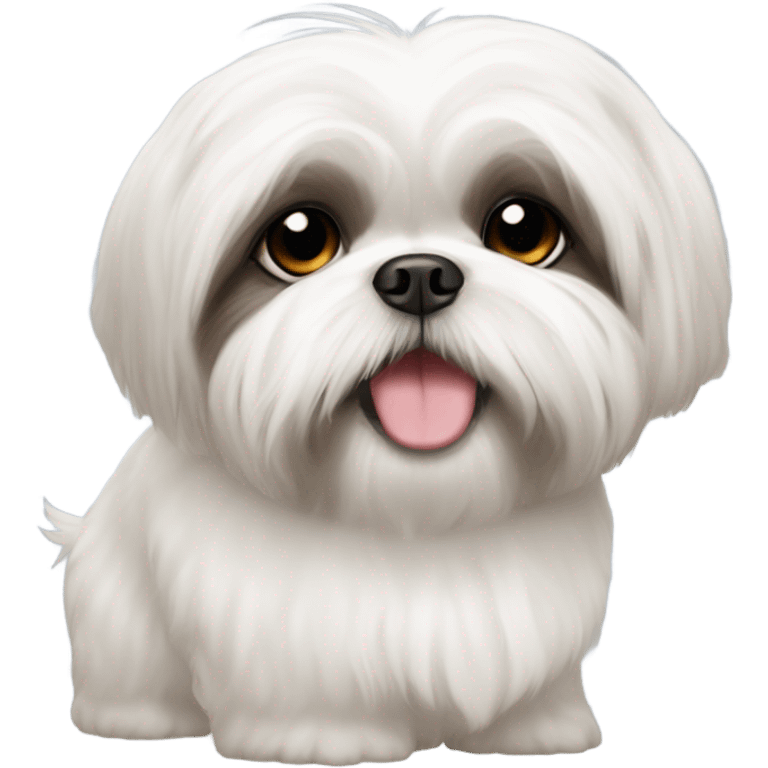 White Shih Tzu emoji