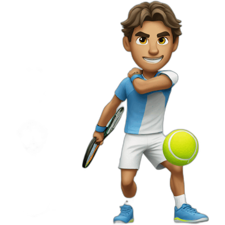 tennis player rafael nadal emoji