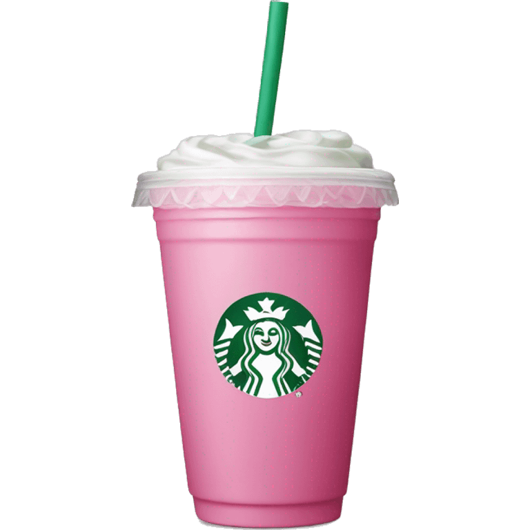 Starbucks pink drink emoji