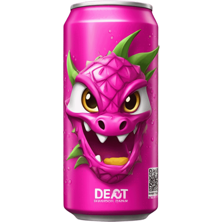 Energy Drink with the Taste of Dragonfruit Dragon  emoji