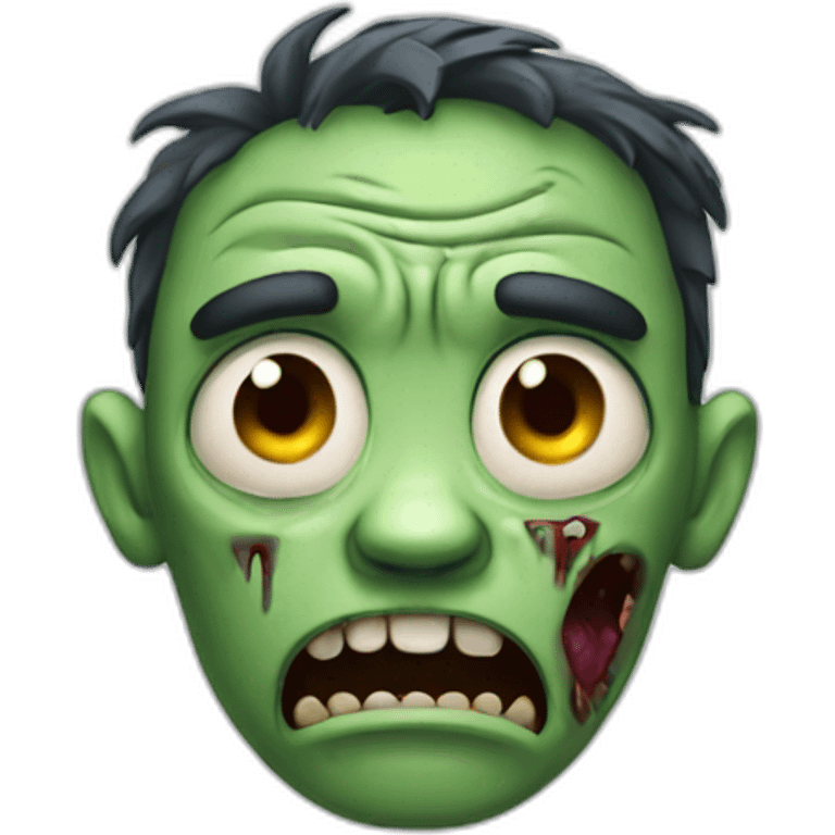 crying zombie emoji