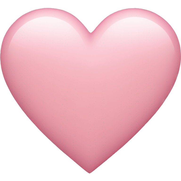 Light pink heart emoji