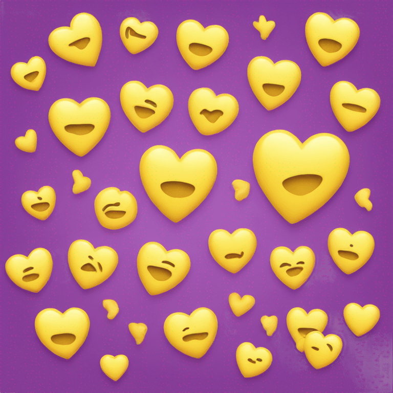 The healing heart emoji but yellow emoji