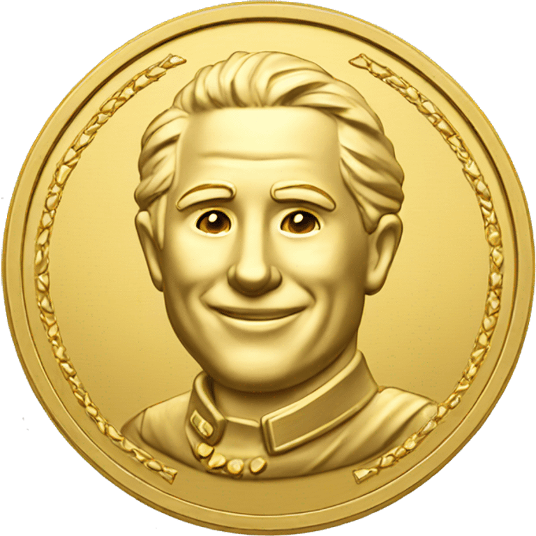 Gold coin emoji