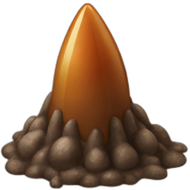 rocket poop emoji