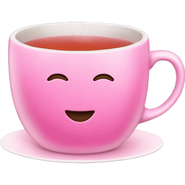 Pink tea emoji