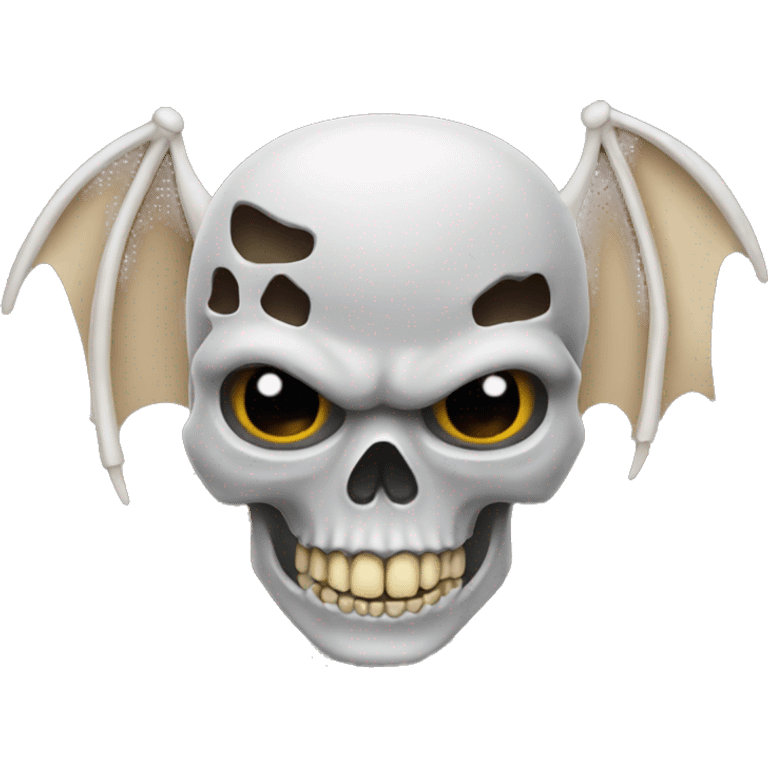 bat as skeleton emoji