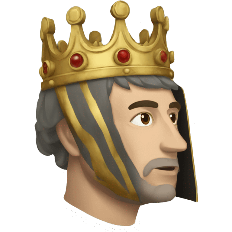 King baldwin iv the lepra king with mask emoji