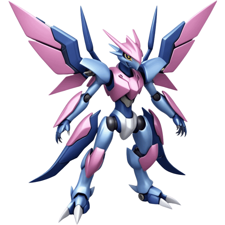  Cool Edgy Shiny Godly Ethereal Digimon-Genesect-Palkia-Dialga-Medabot-hybrid full body emoji